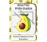 Healthy Word Search Puzzle Book: Boost Your Brain & Wellness: 55 Fun & Relaxing Word Search Puzzles for a Healthier You