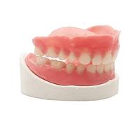 Healthyare Set completo di denti finti superiori e inferiori per migliorare il sorriso