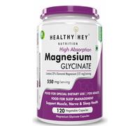 HealthyHey Nutrition Magnesium Glycinate ad alto assorbimento per dormire, cr...