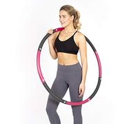 HEALTHYMODELLIFE Cerchio da ginnastica per adulti, facile da girare, di alta qualità e imbottitura morbida - Cerchi staccabili per allenamenti in casa e in palestra - 0,9 kg