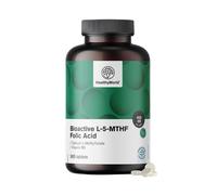 HealthyWorld Acido Folico Attivo L-5-MTHF - Vitamina per la gravidanza