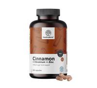 HealthyWorld Cannella con Cromo e Zinco 240 pz Capsule