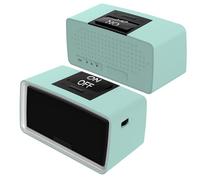 Healvaluefit Lettore musicale semplice per anziani, lettore audiolibri facile con scheda TF da 32 GB e lettore di schede per pazienti con demenza, Alzheimer, ipovedenti e ipovedenti (blu)