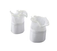 Healvian 1 Paio Maniche per Abbigliamento Femminile Cuffie Decorative Regolabili per Cerimonie e Matrimoni