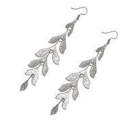 Healvian 1 Paio Orecchini a Più Livelli Orecchini Da Donna Orecchini Pendenti a Sirena Decorazione Di Gioielli Per Le Orecchie Piccoli Orecchini Freschi Orecchini in Metallo Argento