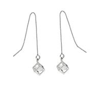 Healvian 1 Paio Orecchini Quadrati Orecchini Geometrici Gioielli Da Donna L'orecchio Penzola Penzoloni Per Le Orecchie Caduta Dell'orecchio Argento