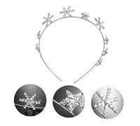 Healvian 1 Pc fascia esagramma fasce di strass accessori per con strass fascia da sposa Nozze hair charms hair jewelry fasce per da festa cerchio per a stella Silver