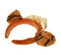 Healvian 1 Pc fascia per cerchio per leopardato in peluche copricapo di Halloween regalini halloween hair bow cerchietti per in peluche cosplay coda di animale Brown