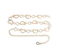 Healvian 1 Pz Catena Per La Vita A Forma Di Cuore Catena Per La Vita A Forma Di Cuore Cintura Per Abito Cintura Per Vita Dorata Catena Per La Vita Dorata Catena Per La Pancia Catena Per La