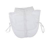 Healvian 1 Pz Colletto di camicia finta camicetta Camicia staccabile Camicia chiffon versatile donne con collare falso colletto finto in chiffon colletto della camicia falsi collari bianca