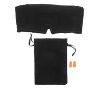 Healvian 1 set di per dormire con paraorecchie - per occhi antirumore con cinturino a strappo per dormire di notte, pisolino da viaggio - bende per grigie