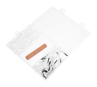 Healvian 1 set Legno per Presa Confortevole Doppio per Domestico e Salone Strumento per gli Stili Nail Art