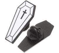 Healvian 1 Set Spilla Halloween Coffin Accessori Chic Per Abbigliamento Scialli E Idea Creativa Per E Speciali 2 Pezzi
