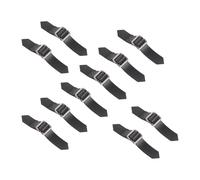 Healvian 10 Pezzi Clip per Gonna Plissettata in Materiale Antiruggine Fibbie per Uniforme Nere Resistenti Accessori per Abbigliamento Uniformi e Gonne a Pieghe Chiusura Decorativa per