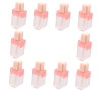 Healvian 10 pezzi Contenitori per Labbra Vuoti Tubi Trasparenti Ricaricabili per Lucidalabbra e Rossetto Facili Trasportare per Cosmetici Viaggio e