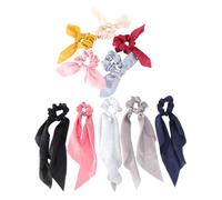 Healvian 10 Pezzi Di Corde Per Con Fiocco Per Donna - Set Di Accessori Per Per Legacci Per Coda Di Cavallo - Nastro Per - Perline Per Per