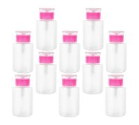 Healvian 10 Pezzi Flacone Dispenser Per Pompa A Pressione In Vetro Dispenser Per Liquidi Per Manicure Flacone Per Lavaggio Mani Portatile Per Manicure