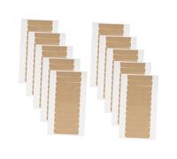 Healvian 10 Pezzi Nastro Adesivo Biadesivo per Extension Adesione Facile Adatto per Parrucche e Extension Colore Marrone Residui