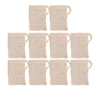 Healvian 10 Pezzi Sacchetti Rete Sapone Esfoliante con Coulisse per Viso e Corpo Borsa Doccia Quick-drying Kit Skincare Viaggio Sacchetto Salva Sapone in Mesh Delicato