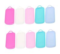 Healvian 10 Pezzi Testine Spazzolino Viaggio Coperture Protezioni Spazzolino In Silicone Cappuccio Spazzolino Portatile Pod Custodia Per La Casa Campeggio All'aperto Bagno Affari
