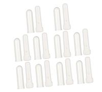 Healvian 10 pezzi Tubi Inalatori Nasali Riutilizzabili Bianchi Ricaricabili per Oli Essenziali Stick Vuoti Nasoterapia per Respirazione Migliorata