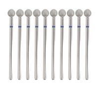 Healvian 10 punte per trapano per cuticole: punte per trapano per unghie, per manicure russe professionali per cuticole, per la rimozione del buffer per unghie, limatura, modellatura e levigatura