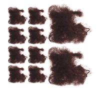 Healvian 100 Pezzi Rete per Chioma Invisibile in Poliestere Elasticizzata per Donne, Lunghezza Versatile 7mm-50cm, per Danza e Chignon Naturali