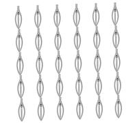 Healvian 100pezzi Leaf-shaped Geometric Hairpins Stainless Steel Hollowed-out Duckbill Clips for Elegant Hairstyles Hair Accessories for Women and Girls