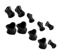 Healvian 10paia Distanziatori Per Orecchie in Acrilico Kit Espansione Auricolare Tunnel Per Orecchie Comodi Dilatatori Per Piercing Adatti Per Feste Cosplay e