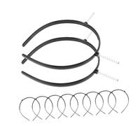 Healvian 10pezzi Cerchietti in Plastica Da Semilavorati Denti Per Progetti Fai Da Te Accessori Per Capelli Per Feste e Concerti