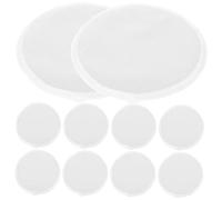 Healvian 10pezzi Coppette Assorbilatte Lavabili Traspiranti Per Maternità Riutilizzabili e Assorbenti Per Allattamento Al Seno Design Ergonomico