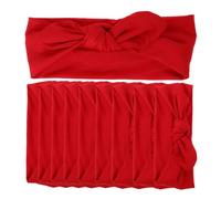 Healvian 10pezzi Fascia Capelli Orecchie da Coniglio Fasce per Capelli Annodate per Bambine Cercchietti Elastici per Ragazzo Ragazza Ragazza Adatte Feste di Compleanno e Riunioni di Famigli