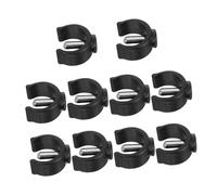 Healvian 10pezzi Morsetto c in Acciaio Per Connettore Tubi Clip Tubi Maniglia Fibbia Bastone Da Passeggio Morsetto Presa Rapida Parti Ricambio Stampelle Scatto c Blocchi Perni Bastone