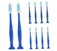 Healvian 10pezzi Spazzolino da Dente Manico Corto per Ambienti Speciali Setole di Morbide per Pulizia dei Denti Design Antiautolesionismo per Prigioni e Ospedali