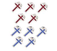 Healvian 10pezzi Spilla Croce Di Gesù in Metallo Resistente Spilla Religiosa Cristiana Per Prima Comunione Accessorio Da Per e Donna Adatto Per Eventi Speciali e Preghiere in Chiesa