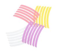 Healvian 12 paia Nastri Silicone per Laminazione Strisce Perm Sopracciglia con Fasce Colorate Kit Permanente Lash Lift per Fissaggio Sicuro e Comfort per Prolungato