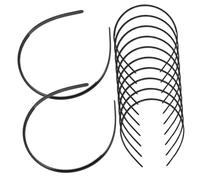 Healvian 12 Pezzi Cerchietti Antiscivolo Plastica Fasce Resistenti e Leggere per per Diy Yoga Corsa e Styling