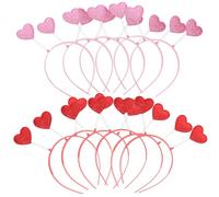 Healvian 12 Pezzi Fascia per con paillettes d' lux decorazione per feste grazioso copricapo bopper di San costume Copricapi per ragazze copricapo da festa tessuto