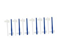 Healvian 12 Pz finto spazzolino a doppia testa spazzolino portatile per dentiera protesi parziale pulizia da denti semplice per protesi adulto detergente