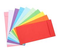 Healvian 120 Buste per Contanti Autoadesive in Carta Colorata 67X35 Pollici per Budget Mance Assegni e Risparmio Quotidiano