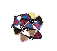 Healvian 12pezzi Cat Ear Hair Clips for Girls Handmade Barrettes for Daily Wear and Parties Double-sided Design and Cosplay