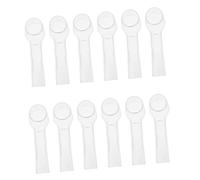 Healvian 12pezzi Copri Testine Spazzolino Elettrico in Abs Trasparente Tappi Protettivi Impermeabili e Leggeri Per Viaggi e Uso Quotidiano Custodia Antipolvere Rigida Per Testine Oral Porta