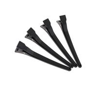 Healvian 12pezzi Forcine Per Capelli Strette Forma Anatra in Plastica Lucida Opaca Fermagli Per Decorazioni Adatti Uomini Donne Nere