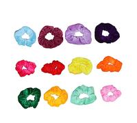 Healvian 12pezzi Ganci Per in Flanella Da Donna Elastici Per Decorativi Accessori Per Per Bambine Colorati