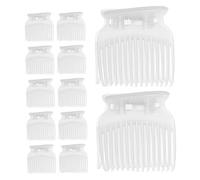 Healvian 12pezzi Pinze Per Caldi Fermagli Ad Per Donne e Ragazze Isolamento Termico e Rivestimento Protettivo Liscio Per Styling Efficiente e Dei