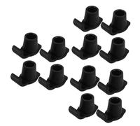 Healvian 12pezzi Sci Antiscivolo Per Walker Sci Nylon Per Piedi Di Walker Scivoli Di Ricambio Per Supporto e Stabilità Su Qualsiasi Superficie