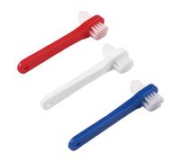 Healvian 12pezzi Spazzolini Dentali Per Adulti Per Dentiera Setole e Profonda Per Difficili Blu