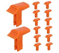 Healvian 14 Pezzi Blocco di Sicurezza in Plastica Arancione per Scala Telescopica in Alluminio, Accessorio di Sostituzione Resistente All'usura, Pulsante per Manutenzione Domestica