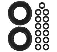 Healvian 15 Pezzi Anelli di Gomma Avvolgitori per Bobina Macchina da Cucire a Pedale, Cinghia di Gomma Resistente Compatibile per Uso Domestico e Accessori Cucito