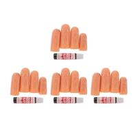 Healvian 16 Pezzi Kit Accessori Spaventosi per Halloween Fake Blood per Prank Decorazioni per Case Infestate e Spettacoli Cosplay